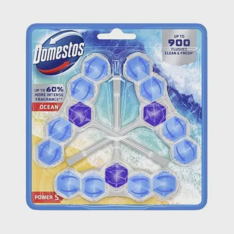 Tual. gaiviklis ir valiklis DOMESTOS POWER 5 OCEAN, 3 x 50 g, 150 g