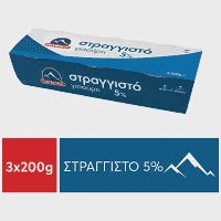 Όλυμπος Γιαούρτι Στραγγιστό 5% Λιπαρά 3x200gr