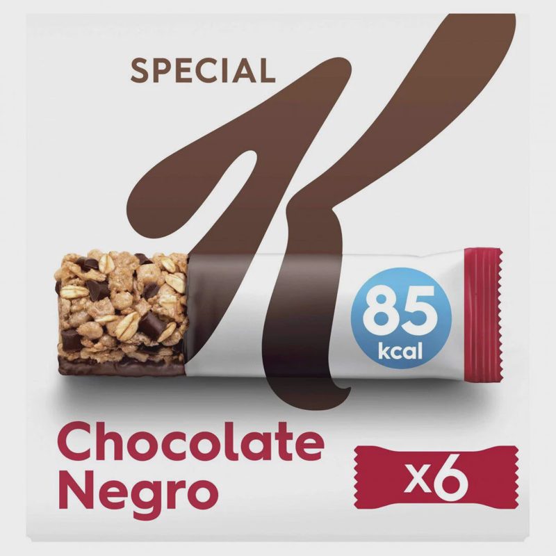 Barras de Cereais de Chocolate Negro Special K