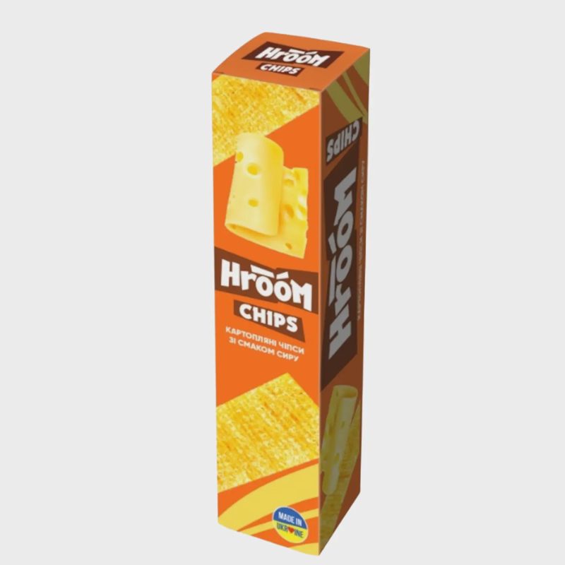 Bulvių traškučiai HROOM, sūrio skonio, 50 g