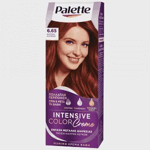 Palette Κρέμα Βαφή Μαλλιών N6.65 Έντονο Κόκκινο