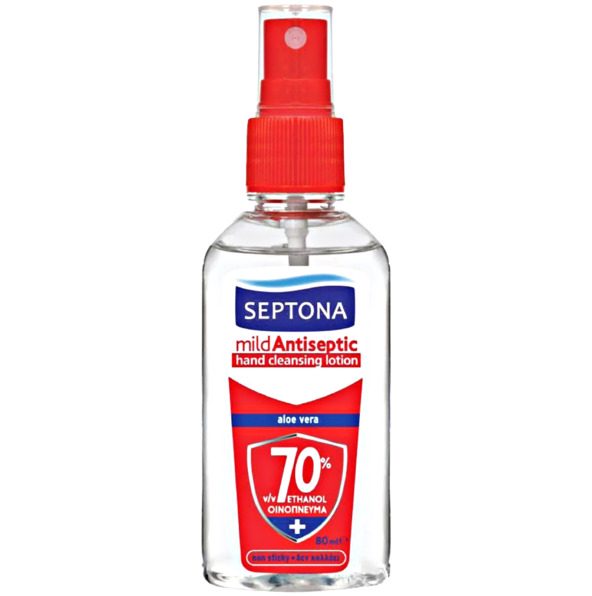 Septona Antiseptic Hand Lotion with Aloe 80 ml