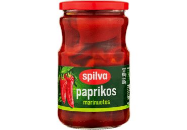 Marinuotos paprikos SPILVA, 650 g / 300 g