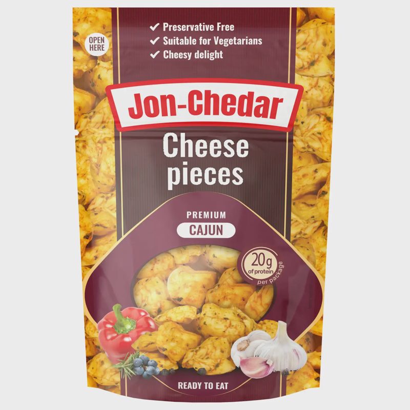 Kep. sūrio gab. JON-CHEDAR CAJUN, 43 %, 80 g
