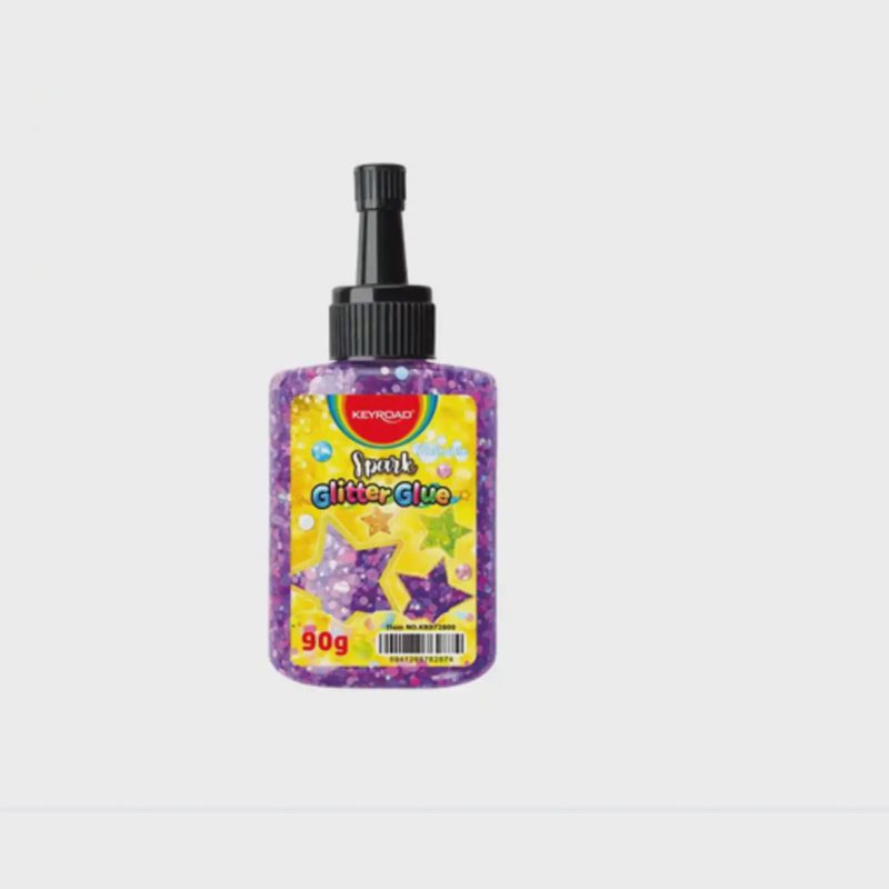 Skysti klijai KEYROAD GLITTER, 90 ml