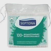 Septona Ωτοκαθαριστές Βιοδιασπόμενοι Σε Σακουλάκι 100τεμ