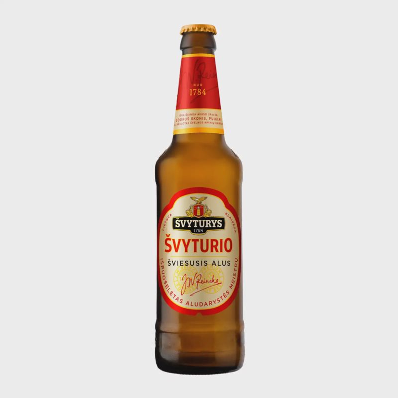 Šviesusis alus ŠVYTURYS, 5 %, 0,5 l