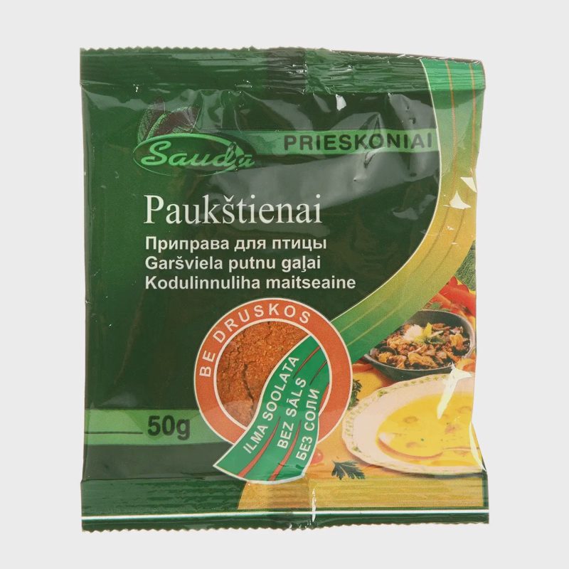 Paukštienos prieskoniai SAUDA (be drus.), 50g
