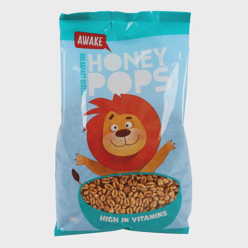 Sausi pusryčiai HONEY POPS AWAKE, 500 g