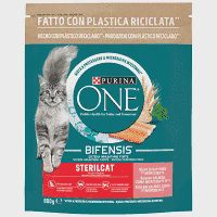 Purina One Ξηρά Τροφή Γάτας Σολομό & Σιτάρι 800gr