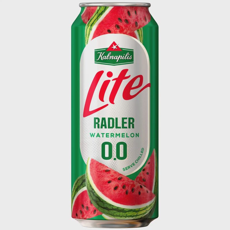 Nealk.arbūzų skonio alus KALNAPILIS LITE,0,5l