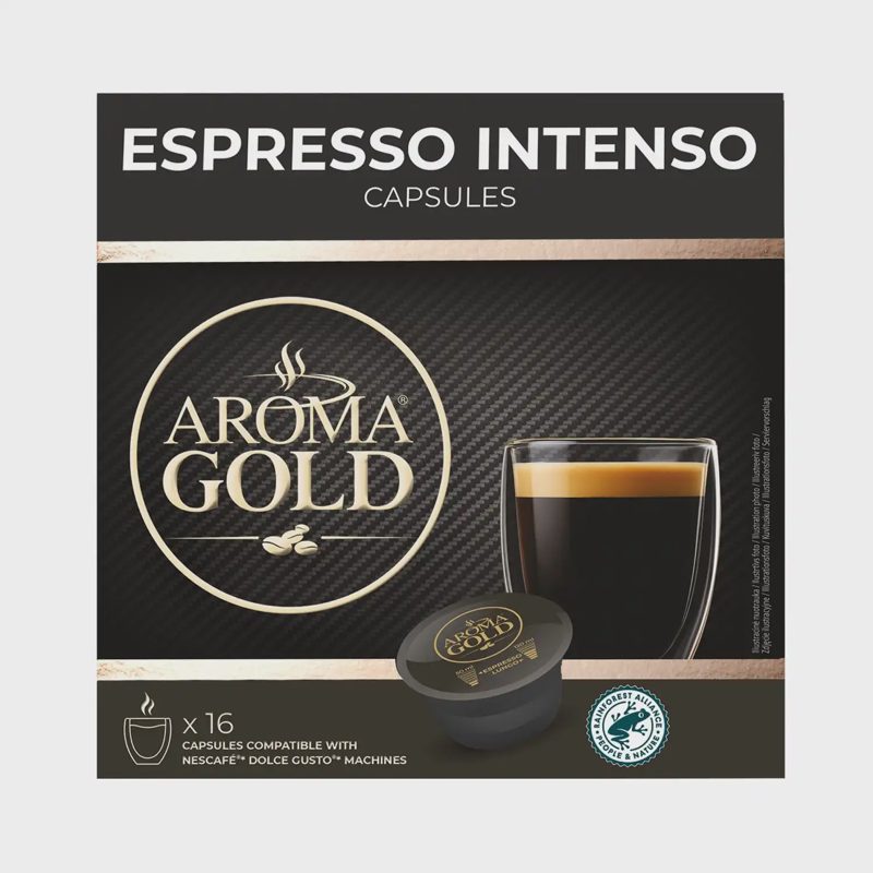 Kavos kap. AROMA GOLD ESPRESSO INTENSO, 128 g