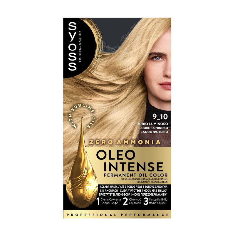 Syoss Oleo Intense Permanent Oil Color Bright Blond 9_10 130 ml