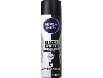 Nivea Black&White Invisible dezodorans u spreju, 150 ml