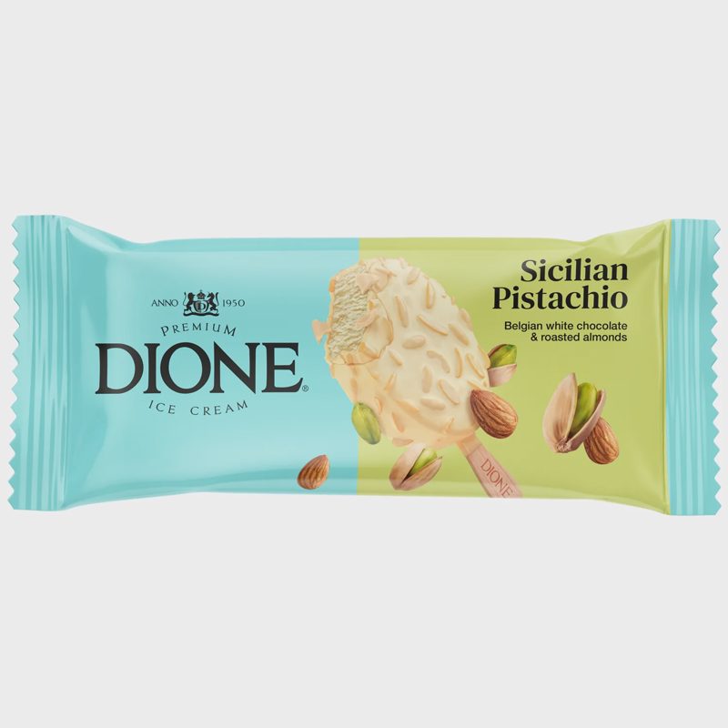 Pist. plombyras su belg. šok. DIONE, 90ml/70g
