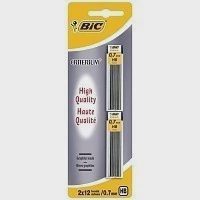 BIC HB 0.7 mm Μύτες Μηχανικού Μολυβιού - 2τεμ x 12 Μύτες