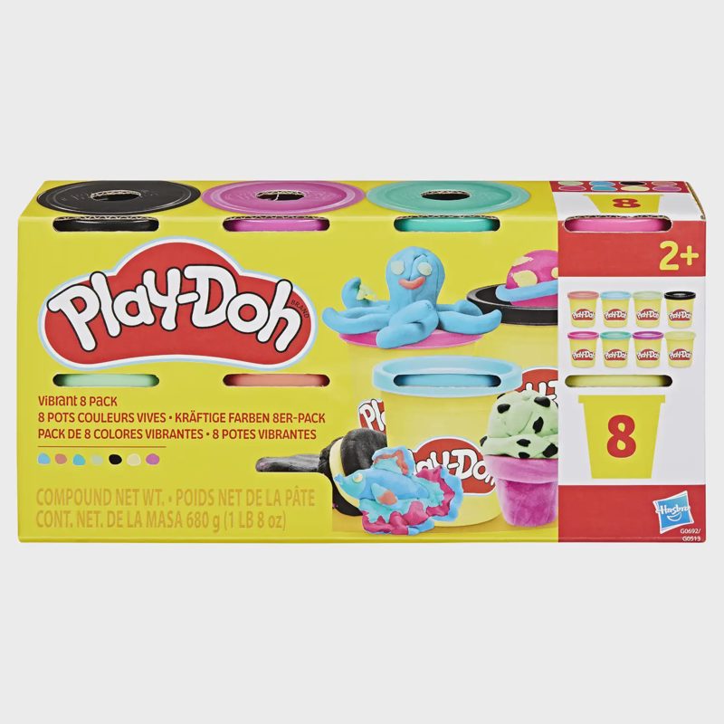 Plastilinas PLAY DOH G0513, 8 vnt.