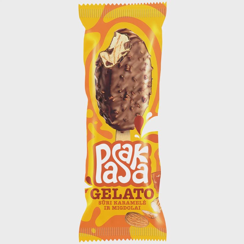 Valg. kar. ledai PASAKA GELATO, 102 ml / 82 g