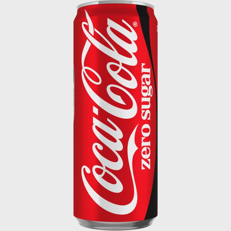 Gaz. gėrimas su sald. COCA-COLA ZERO, 330 ml