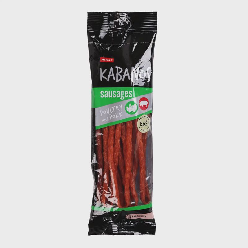 Paukšt. ir kiaul. dešrelės RIMI KABANOS, 120g