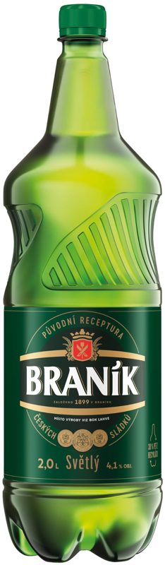 Braník Pivo výčepní světlé 2,0l