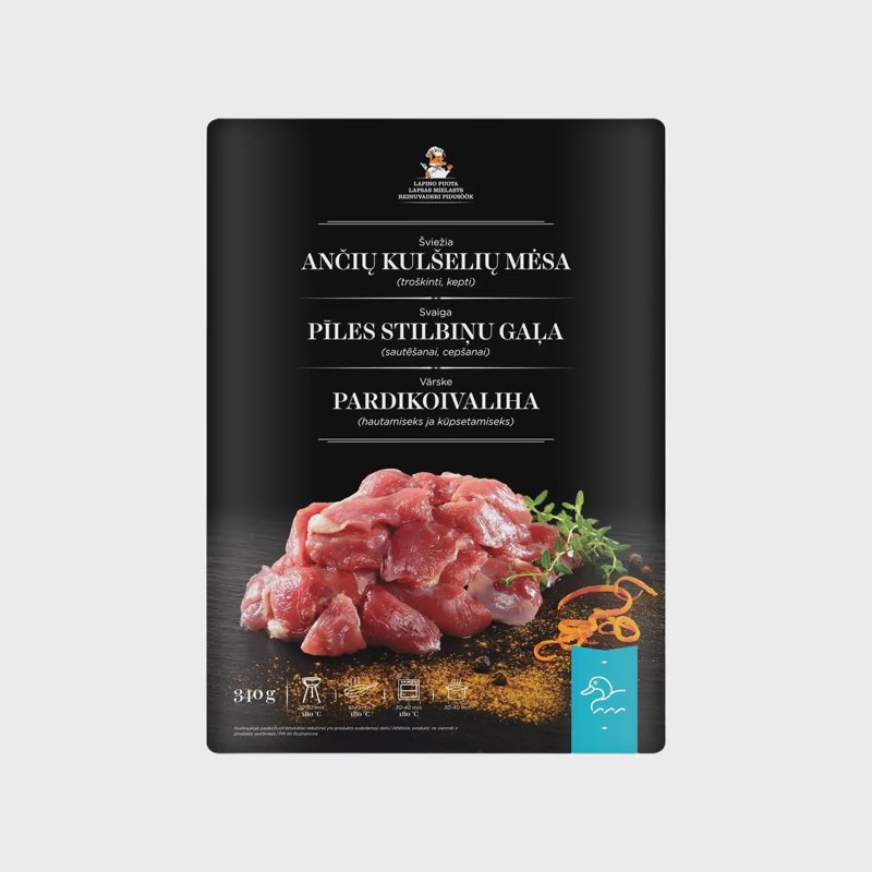 Šviežia ančių kulšelių mėsa LAPINO PUOTA,340g