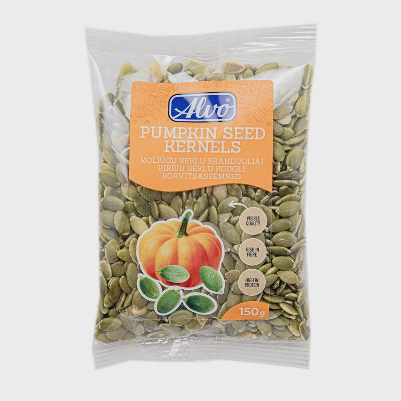 Moliūgų sėklų branduoliai ALVO, 150 g
