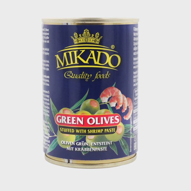 Alyvuogės MIKADO su krev. įd., 280 g / 90 g