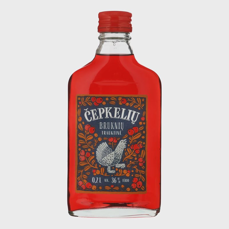Trauktinė su brukn. sultim ČEPKELIŲ 36%, 0,2l