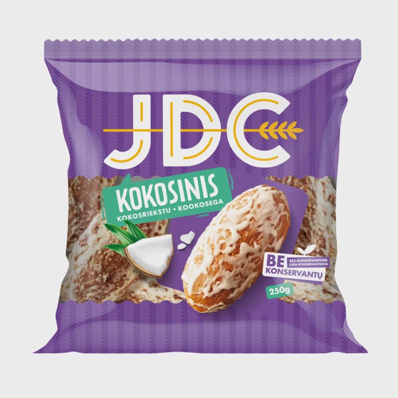 Meduoliai KOKOSINIAI LIEŽUVĖLIAI JDC, 250 g