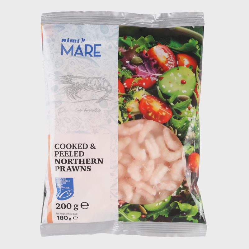 Šal. krevetės be kiauto RIMI,MSC,250/300,180g