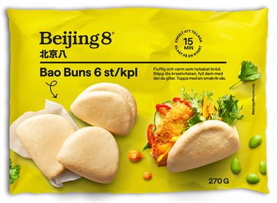 Beijing8 Bao Buns 270g pakaste