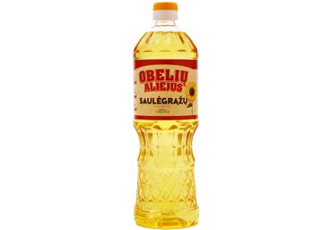 OBELIŲ saulėgrąžų aliejus, 900 ml
