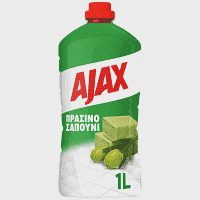 Ajax Υγρό Καθαριστικό Πράσινο Σαπούνι Για Μάρμαρα & Πλακάκια 1lt