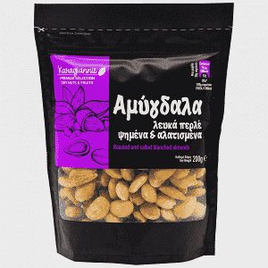 Αμύγδαλα Premium Λευκά Περλέ Ψημένα Αλατισμένα ΕΕ 200gr