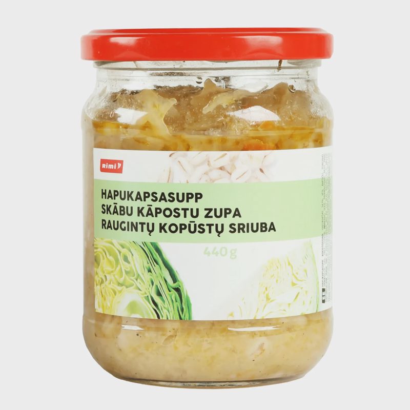 Raugintų kopūstų sriuba RIMI, 440 g