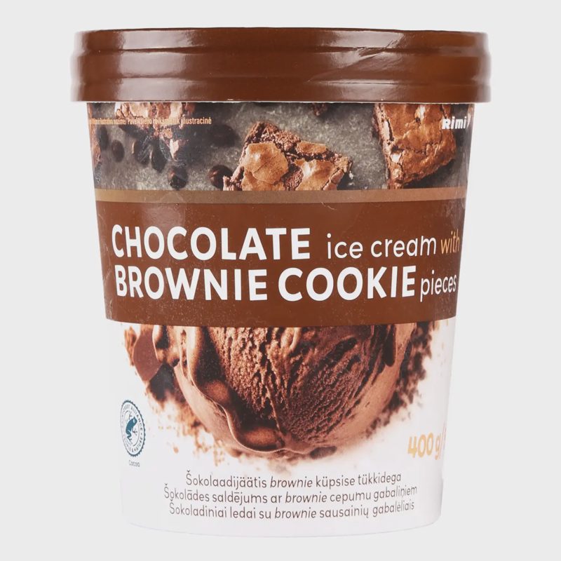 Valg. ledai su BROWNIE saus. RIMI, 500ml/400g