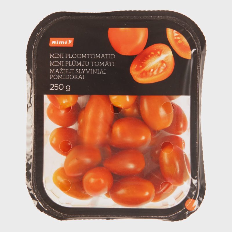 Mažieji slyviniai pomidorai 1kl, 250 g