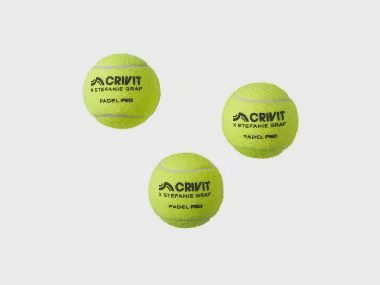 CRIVIT Padelballen Tournament PRO, 3 stuks