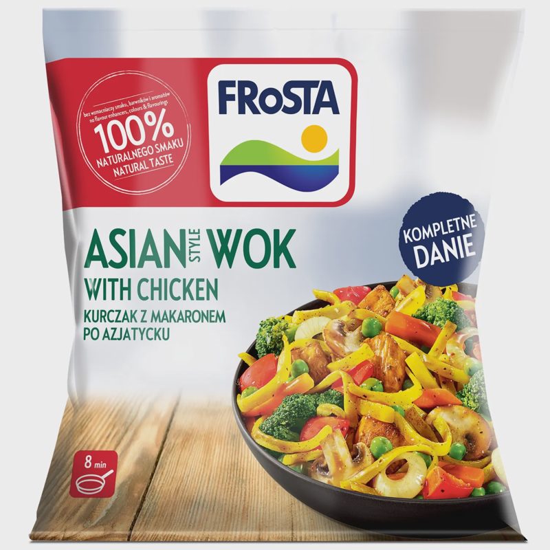 Azijietiška vištiena FROSTA WOK, 450 g