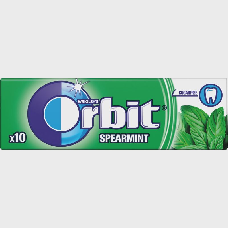 Kramtomoji guma ORBIT SPEARMINT, 14 g