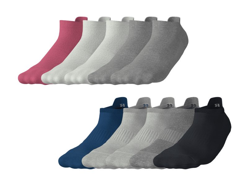 Sport-Sneakersocken, 5er-Set