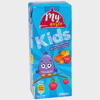 My Gusto Kids Χυμός 4 Φρούτων 250 ml