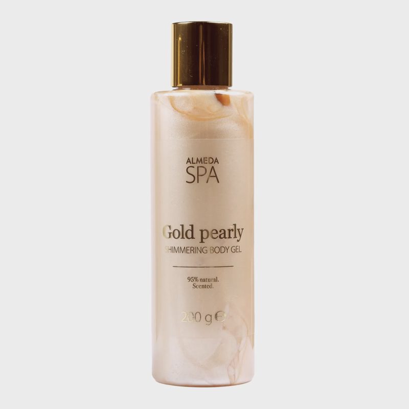 Kūno gelis GOLD PEARLY ALMEDA SPA, 200 ml