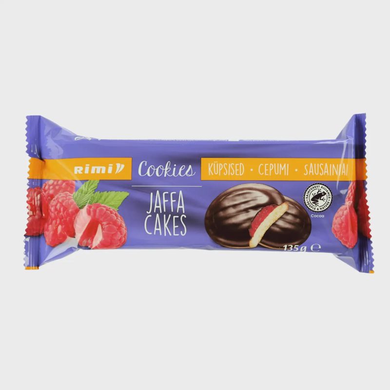 Sausainiai su av. sk. želė šok. JAFFA, 135 g