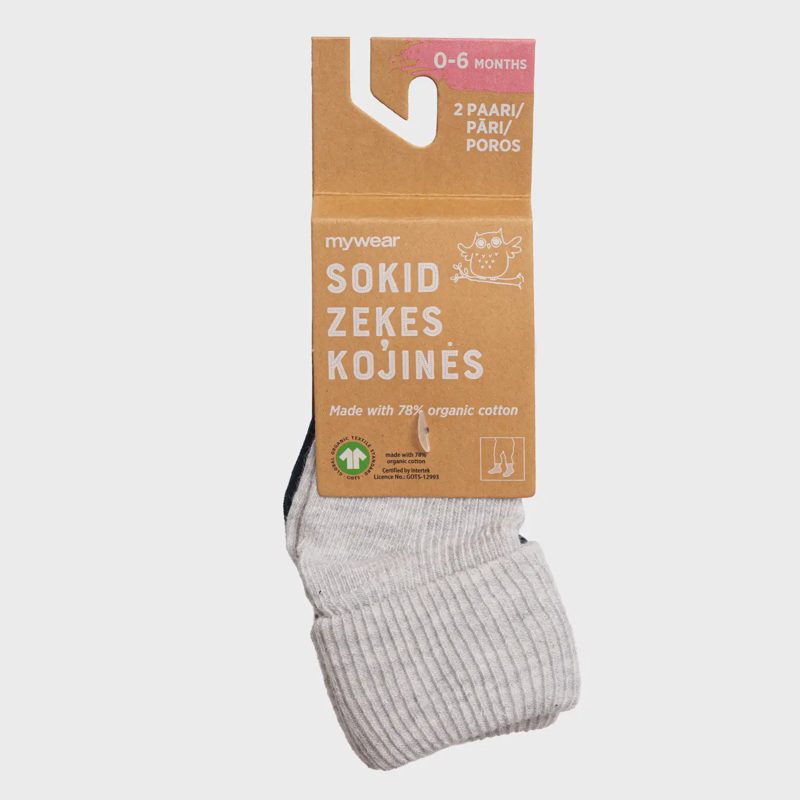 Kūdikių kojinės MYWEAR, 0 - 6 mėn. 2 p.