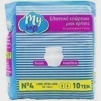 My Soft Εσώρουχα Ακράτειας No4 Large-Extra Large 10 τεμ