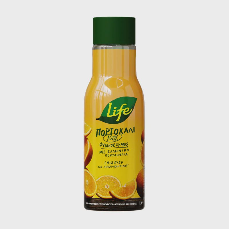 Life 100% Natural Juice With Apple, Orange And Carrot 1 L