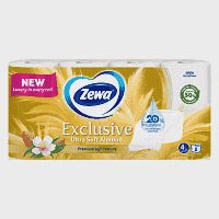 Zewa Exclusive Almond Milk Χαρτί Υγείας 4φύλλων 8άρι 0,760kg