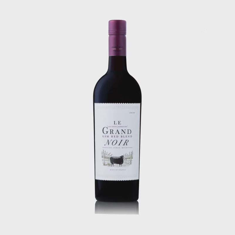 Raudonas saus.vynas LE GRAND NOIR Gsm, 0,75l